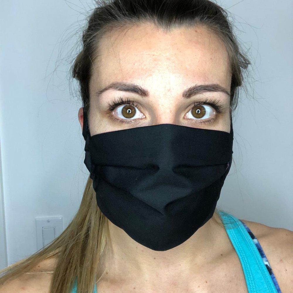 Handmade Reversible Washable Reusable Face Mask - Picture 3 of 6